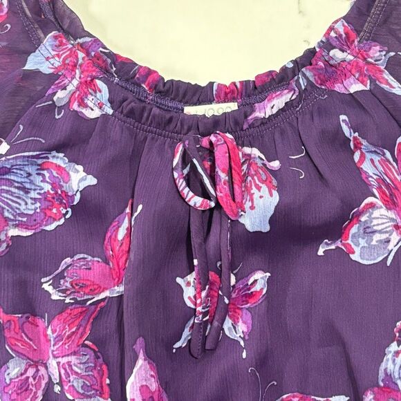 The Children’s Place | Purple Pink Girls Sheer BUTTERFLY Summer Dress Size 8 - Picture 6 of 12